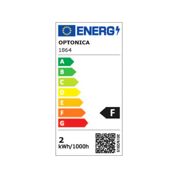 Staklena filament LED žarulja E27 2W G45 200 lm