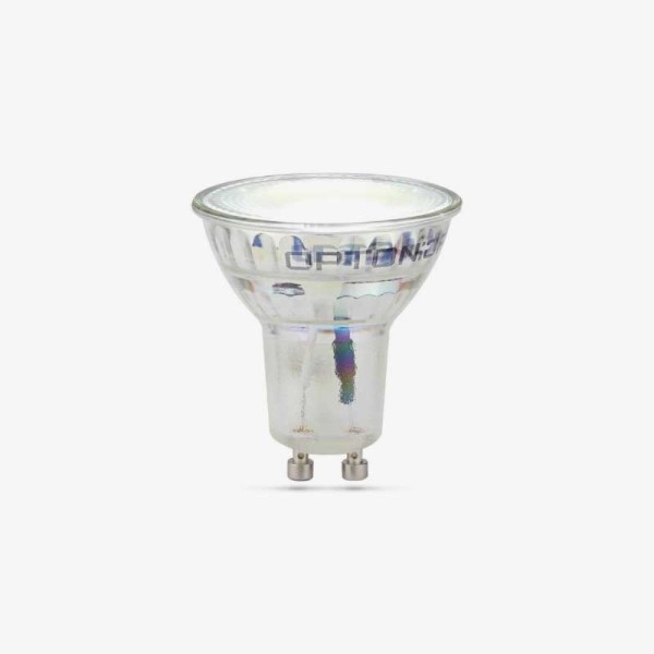 Staklena GU10 dimabilna LED žarulja 6W 700 lm 120°