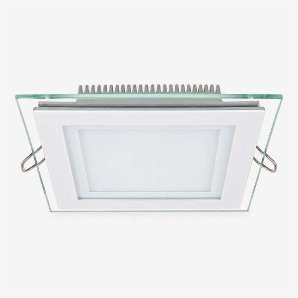 Stakleni ugradbeni kvadratni LED panel 18W 1440 lm IP40