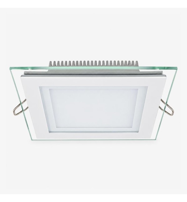 Stakleni ugradbeni kvadratni LED panel 18W 1440 lm IP40