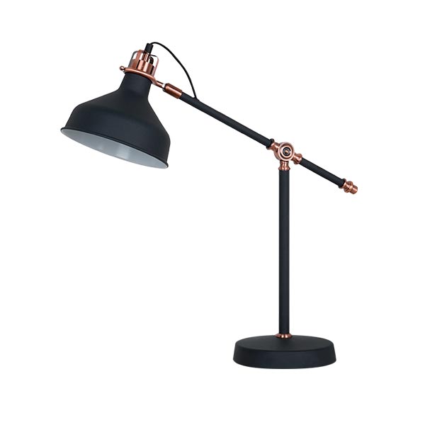 STOLNA SVJETILJKA 1XE27 CRNA v600mm JOHN