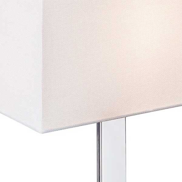 Stolna svjetiljka Plaza S bijela/krom E27 LED unutarnja rasvjeta R11983 - iDEAL LED | Led žarulje - LED rasvjeta iDEAL LED | Led žarulje - LED rasvjeta Stolna svjetiljka Plaza S bijela/krom E27