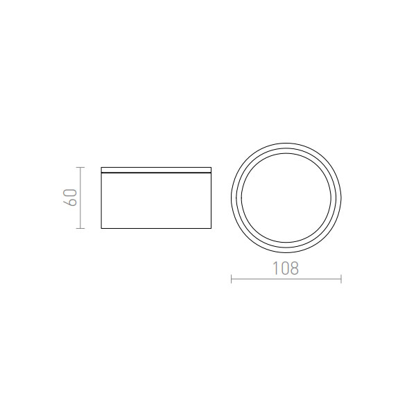Stropna LED svjetiljka Merido 230V GX53 IP54