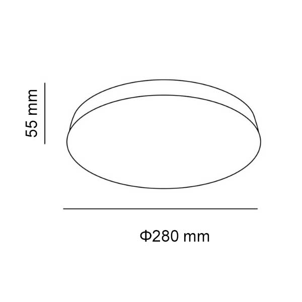 Stropna LED svjetiljka plafonjera Jarin 24W 4000K IP65 Samsung chip 2160 lm LED unutarnja rasvjeta 045843 - iDEAL LED | Led žarulje - LED rasvjeta iDEAL LED | Led žarulje - LED rasvjeta Stropna LED svjetiljka plafonjera Jarin 24W 4000K IP65 Samsung chip 2160 lm