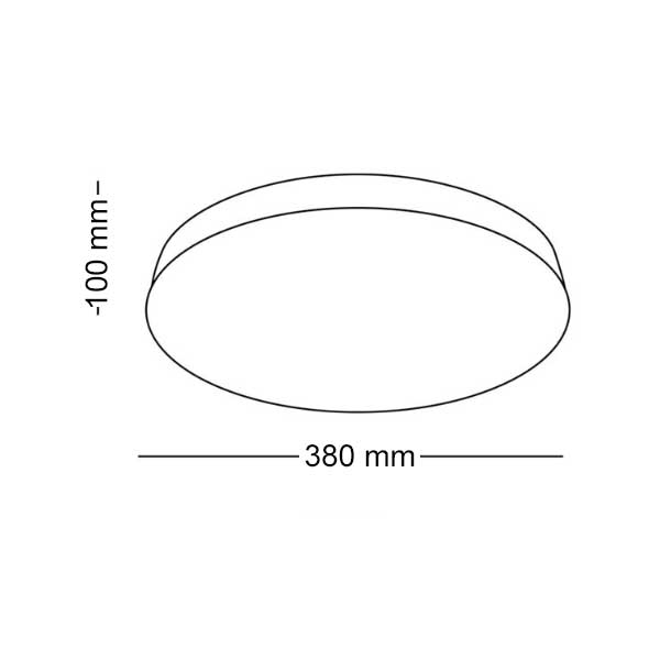 Stropna LED svjetiljka plafonjera Wilton 24W 2040 lm 4000K IP20 Mikrovalni senzor pokreta LED unutarnja rasvjeta 013342 - iDEAL LED | Led žarulje - LED rasvjeta iDEAL LED | Led žarulje - LED rasvjeta Stropna LED svjetiljka plafonjera Wilton 24W 2040 lm 4000K IP20 Mikrovalni senzor pokreta