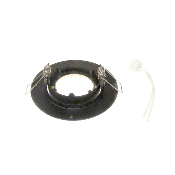 Stropni ugradbeni okvir crni titan Inox ring za GU10 LED žarulje IP20