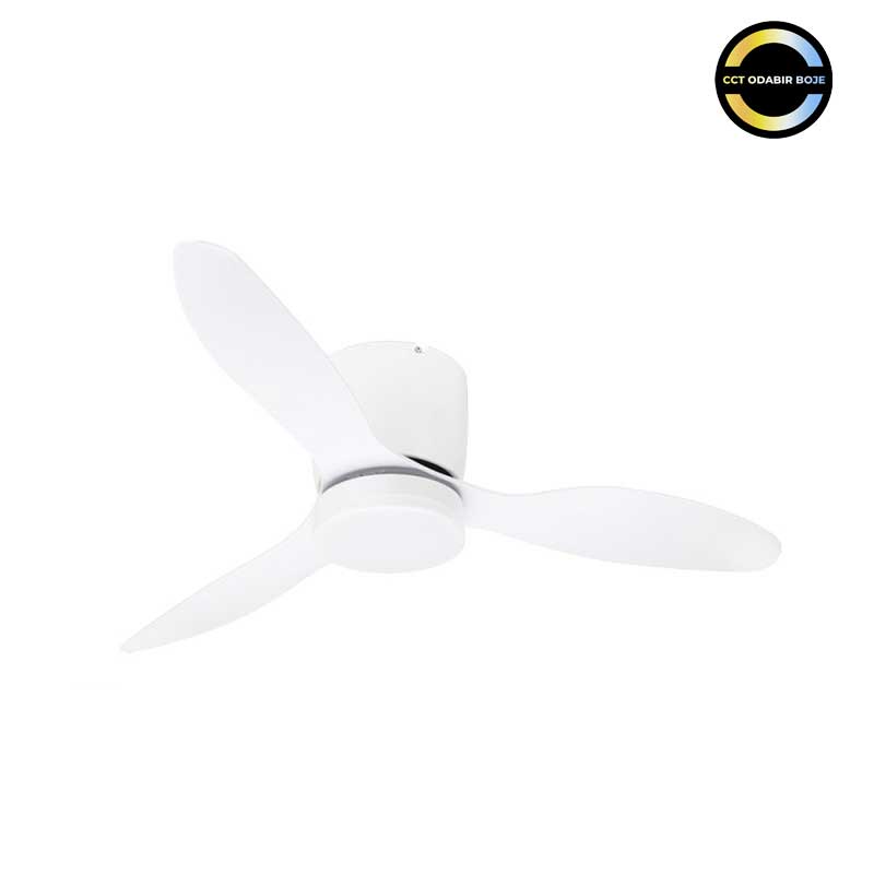 Stropni ventilator bijeli 18W 1440 lm 3000-4000-6000K s daljinskim upravljačem