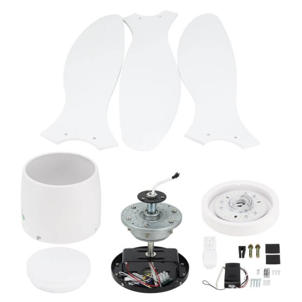 Stropni ventilator bijeli 18W 1440 lm 3000-4000-6000K s daljinskim upravljačem