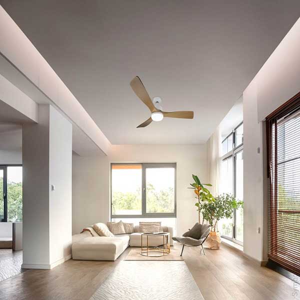 Stropni ventilator svijetli hrast 18W 1440 lm 3000-4000-6000K s daljinskim upravljačem LED unutarnja rasvjeta PD19108 - iDEAL LED | Led žarulje - LED rasvjeta iDEAL LED | Led žarulje - LED rasvjeta Stropni ventilator svijetli hrast 18W 1440 lm 3000-4000-6000K s daljinskim upravljačem