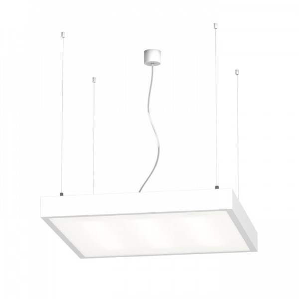 STRUCTURAL LED visilica brušeni aluminij 55x55 230V 2G11 3x36W
