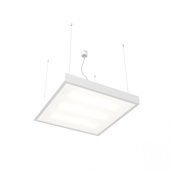 STRUCTURAL LED visilica brušeni aluminij 55x55 230V 2G11 3x36W