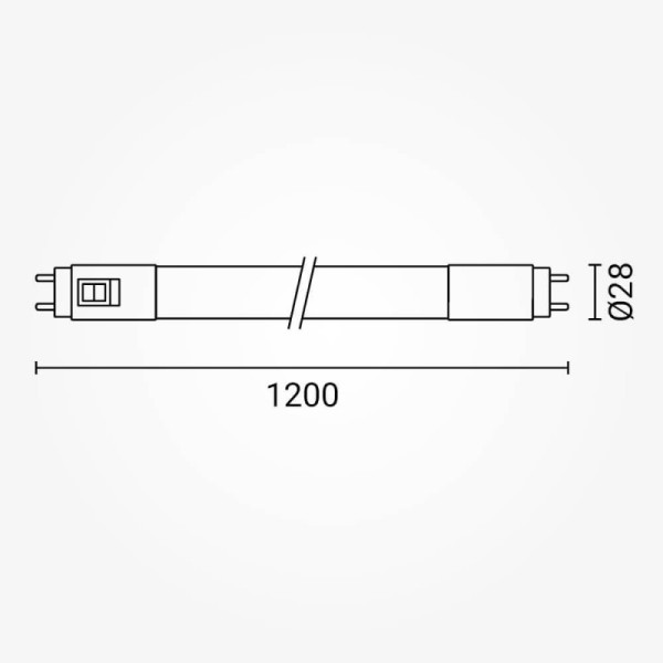 T8 LED cijev 18W 1200 mm 2160 lm