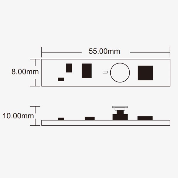 Beskontaktni senzor i dimmer za LED trake 12-24V
