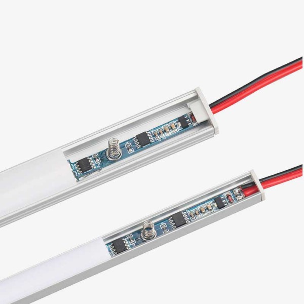 Touch prekidač / dimmer s memorijom za LED trake 12-24V - ugradnja u aluminijske profile