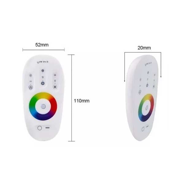 Touch RF kontroler za RGB LED trake 12-24V 3x6A LED kontroleri 004641 - iDEAL LED | Led žarulje - LED rasvjeta iDEAL LED | Led žarulje - LED rasvjeta Touch RF kontroler za RGB LED trake 12-24V 3x6A