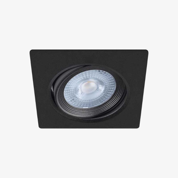 UGRADBENA  KVADRATNA STROPNA LED SVJETILJKA DOWNLIGHT SMD 5W MONI LED C podesivi kut rasvjete CCT odabir boje svjetlosti