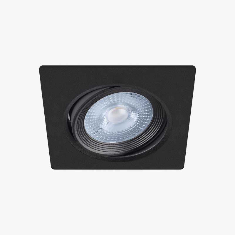 UGRADBENA  KVADRATNA STROPNA LED SVJETILJKA DOWNLIGHT SMD 5W MONI LED C podesivi kut rasvjete CCT odabir boje svjetlosti