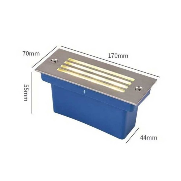 Ugradbena LED svjetiljka 3W 96 lm IP65