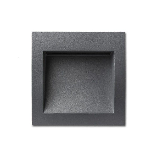 Ugradbena zidna LED svjetiljka GORDIQ M 3W IP65 3000K 230V 90lm IP65
