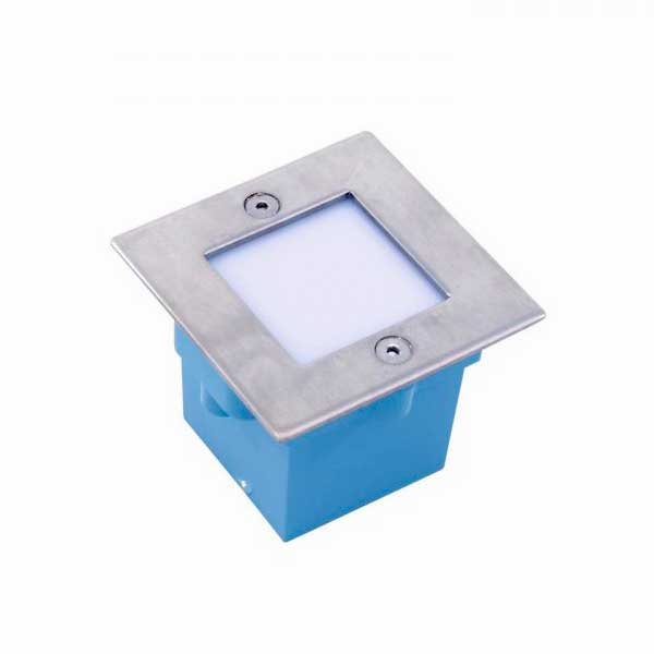 Ugradbena zidna LED svjetiljka GRF001 1W IP65 SIVA