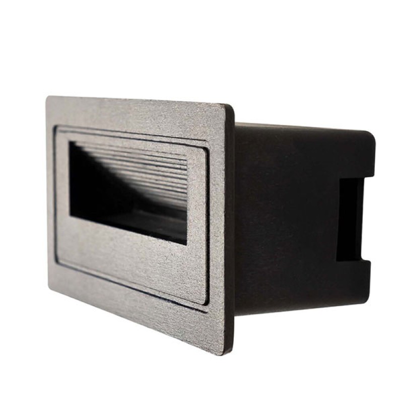 Ugradbena zidna LED svjetiljka GRF013 2W IP65 crna