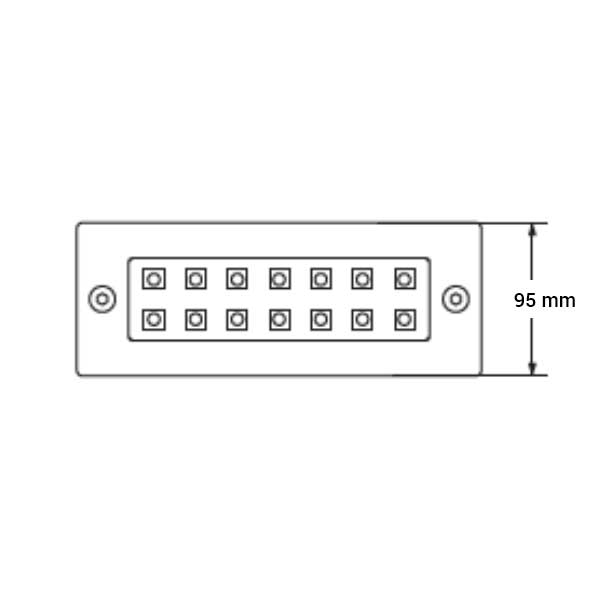 Ugradbena zidna podna LED svjetiljka 230V 3.5W 6000K IP65 LED zidna ugradbena rasvjeta 96GRFLED0041 - iDEAL LED | Led žarulje - LED rasvjeta iDEAL LED | Led žarulje - LED rasvjeta Ugradbena zidna podna LED svjetiljka 230V 3.5W 6000K IP65