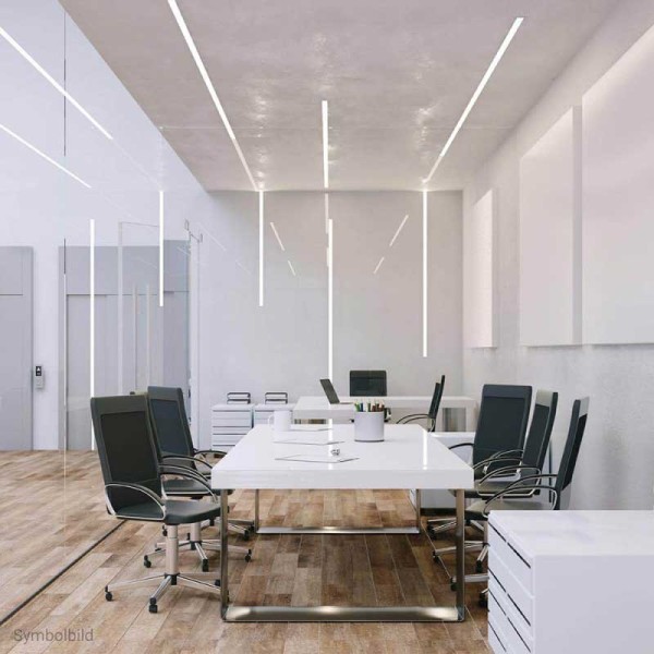 Ugradbeni aluminijski profil za knauf opalno bijeli difuzor 57.3 x 23.5 x 14.5 mm Ugradbeni aluminijski profil za knauf opalno bijeli difuzor 57.3 x 23.5 x 14.5 mm