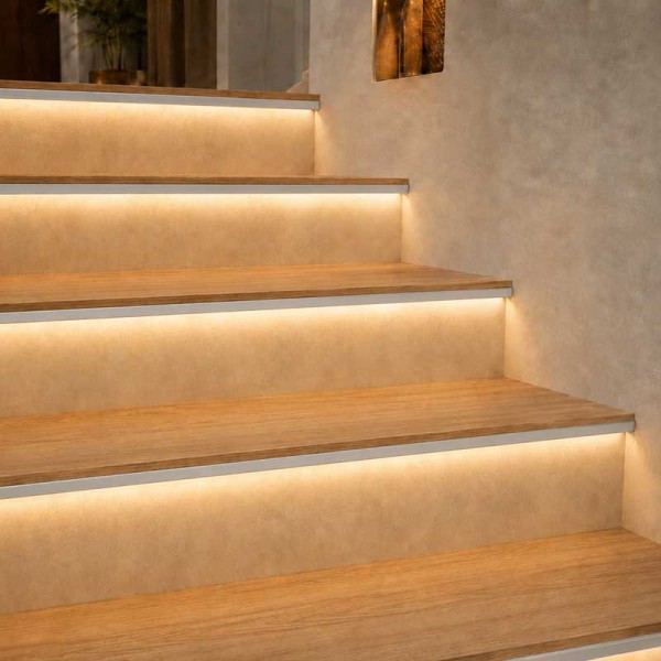 Ugradbeni aluminijski profil za LED traku  opalno bijeli difuzor 2 metra 37.25x17.26x14.80 - Knauf ugradnja