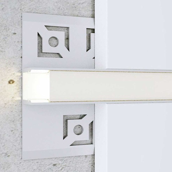 Ugradbeni aluminijski profil za LED traku opalno bijeli difuzor 2 metra 61.5 x 13.00 x 23.60 mm Ugradbeni aluminijski profil za LED traku opalno bijeli difuzor 2 metra 61.5 x 13.00 x 23.60 mm