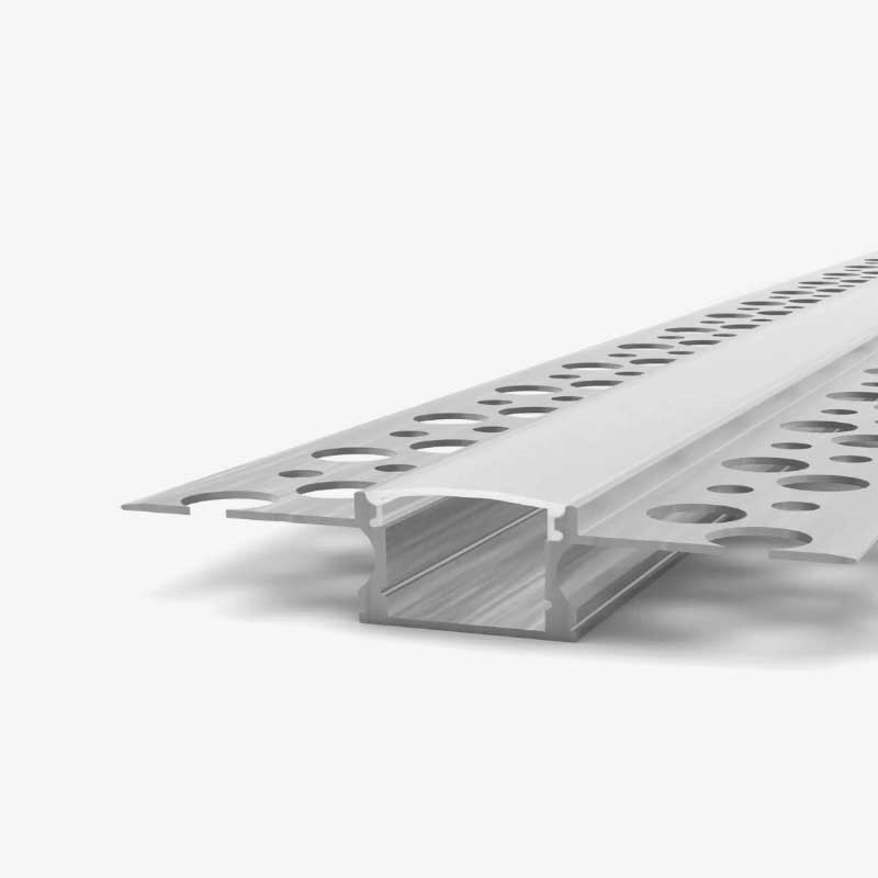 Ugradbeni aluminijski profil za LED traku za suhozid/Knauf opalno bijeli difuzor 12.5x15x56 mm