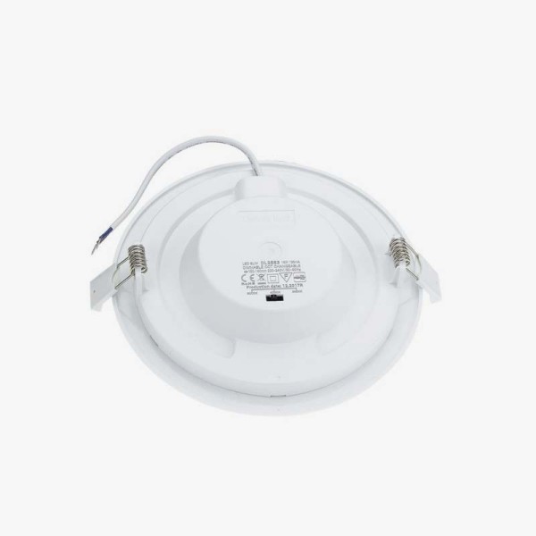 Ugradbeni dimabilni okrugli LED panel 12W CCT podesiva boja svjetlosti IP44