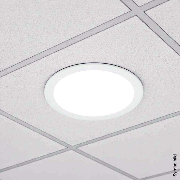 Ugradbeni dimabilni okrugli LED panel 24W CCT podesiva boja svjetlosti IP44