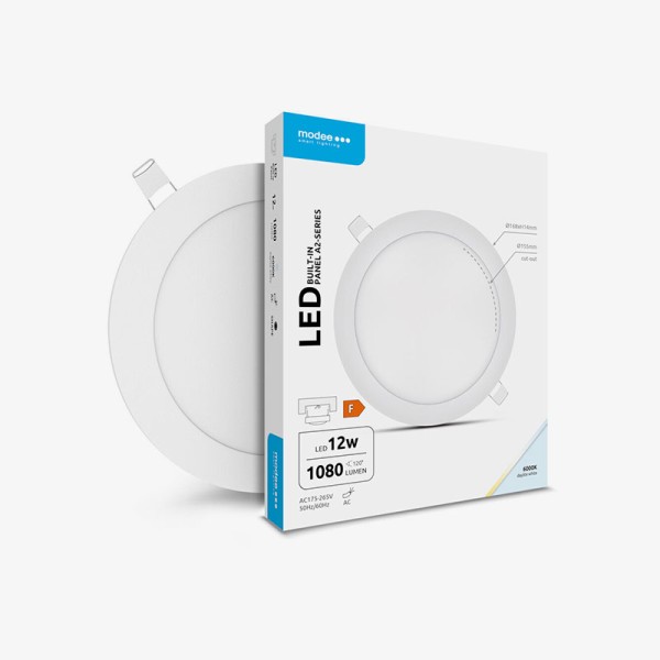 Ugradbeni okrugli LED panel 12W IP20