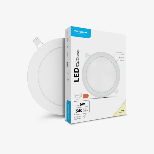 Ugradbeni okrugli LED panel 6W IP20 Ugradbeni okrugli LED panel 6W IP20