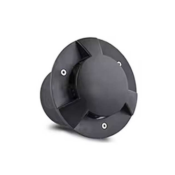 Ugradna podna LED svjetiljka 7W 230V IP65 525 lm Crna 120x120 mm - Trostrano osvjetljenje