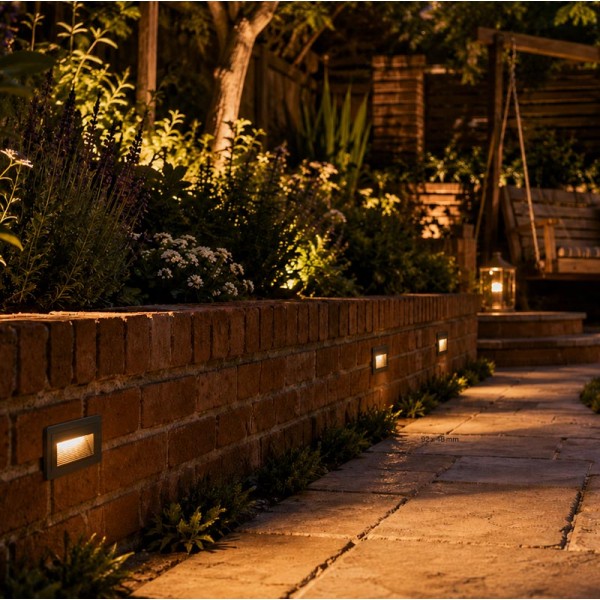 Ugradna zidna LED svjetiljka 3W 210 lm 4000K IP65