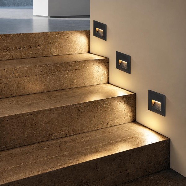 Ugradna zidna LED svjetiljka 5W 390 lm 4000K IP65