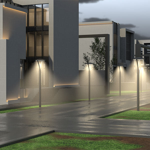 Ulična LED rasvjeta Hermoso 30W 150 lm/W 100-277V 4500 lm 3000K IP66 Philips LED Chip Sosen driver