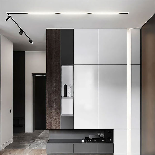 Ultra slim nadgradna magnetna tračna šina za LED rasvjetu US 2 metra