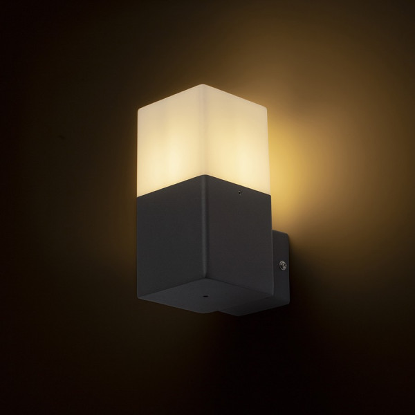 Vanjska LED zidna svjetiljka Clyde antracit 230V E27 10W 3000K 900lm IP44