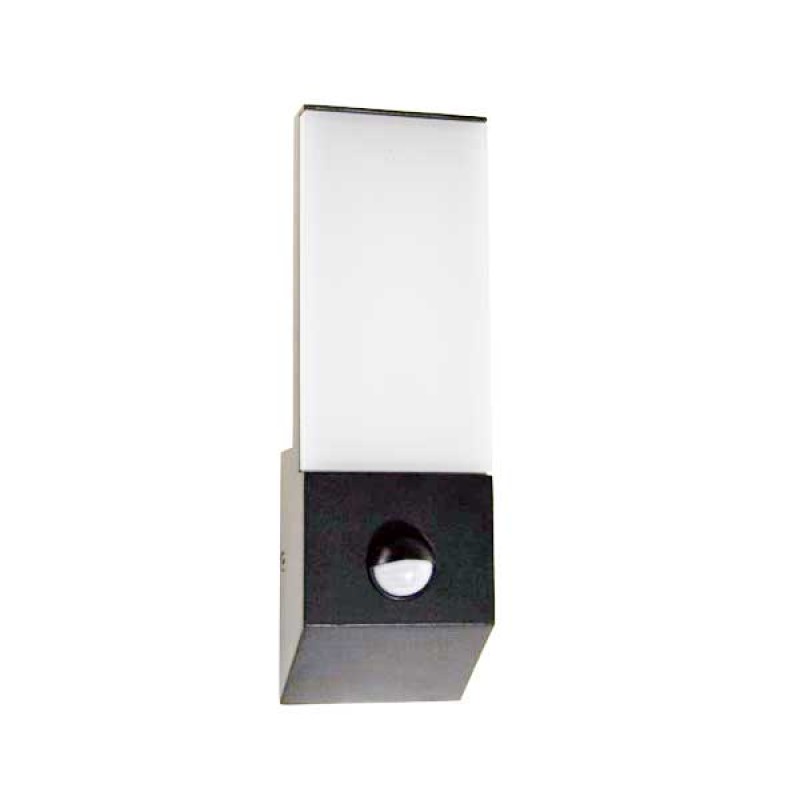 Vanjska LED zidna svjetiljka PIR senzor pokreta 230V LED 9W IP54 4000K 680 lm Ra 80
