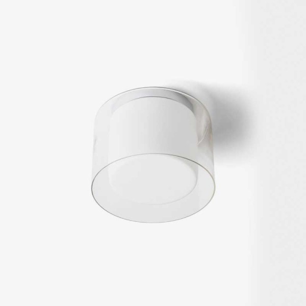Venice 23 stropna LED svjetiljka prozirno staklo/opal staklo/krom E27 IP44 Venice 23 stropna LED svjetiljka prozirno staklo/opal staklo/krom E27 IP44