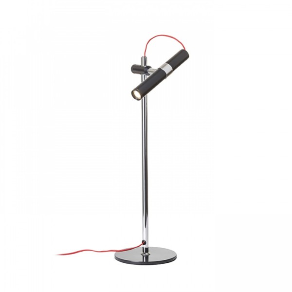 VIPER stolna LED lampa crna/krom 230V 3W 60° 3000K