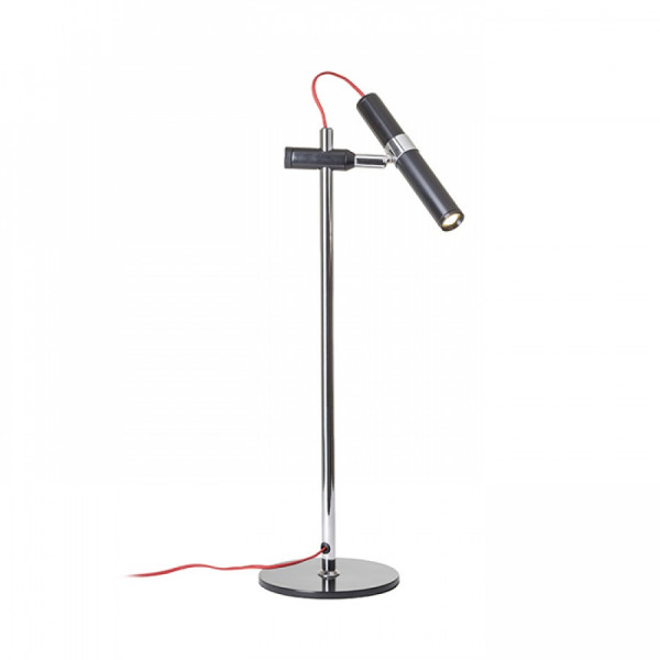 VIPER stolna LED lampa crna/krom 230V 3W 60° 3000K