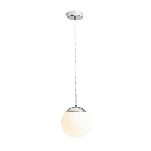 Viseća ukrasna svjetiljka Bolly opal staklo/krom 230V LED E27 IP44