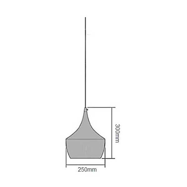 VISILICA TIM 1XE27 D250mm LED unutarnja rasvjeta 955TIM1C - iDEAL LED | Led žarulje - LED rasvjeta iDEAL LED | Led žarulje - LED rasvjeta VISILICA TIM 1XE27 D250mm 10W 2700K