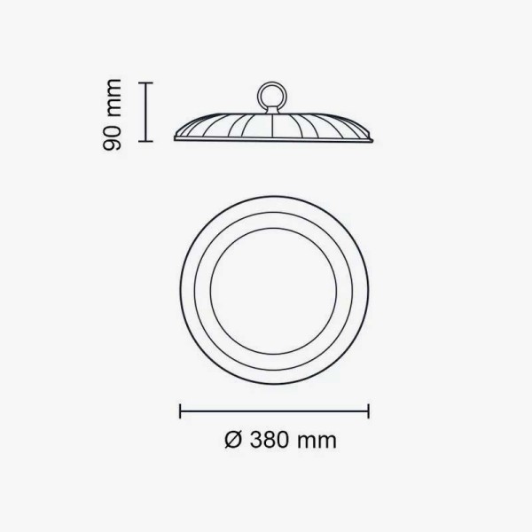 Visoko učinkovita ovjesna industrijska LED svjetiljka 200W 4500K 30000 lm Visoko učinkovita ovjesna industrijska LED svjetiljka 200W 4500K 30000 lm