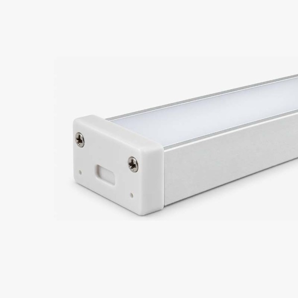 Vodootporni aluminijski profil za LED trake opalno bijeli difuzor 21x16 mm - 3 metra