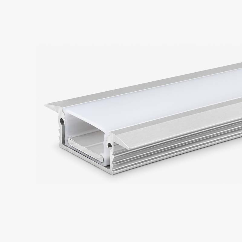 Vodootporni aluminijski profil za LED trake opalno bijeli difuzor 32x10 mm - 3 metra
