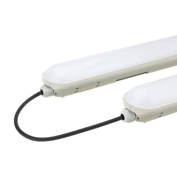 Vodotijesna LED svjetiljka 40W 4400 lm 120 cm IP65 serijski Poveziva senzor pokreta +luxomat